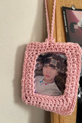 Solid Granny Square kpop photocard holder (Crochet)