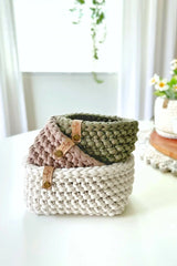 The Boxy Basket (crochet)