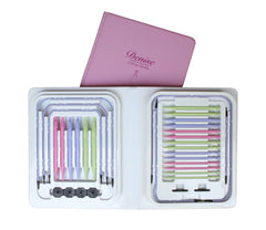 Denise Interchangeable Knitting Kit - Pink (Sizes 5 to 15)