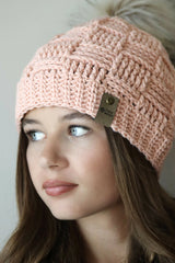 The Bowie Basketweave Beanie (Crochet)