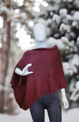 Urban Elegance Shawl (Circular Knitting Machine & Crochet)