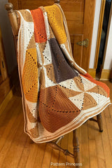 Pumpkin Spice Granny Square Blanket (Crochet)