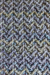 Homespun Arrow Stitch Baby Blanket (Crochet)