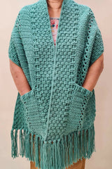 I Love Texture Pocket Shawl (Crochet)