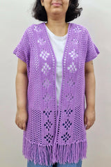 Iris Garden Vest (Crochet)