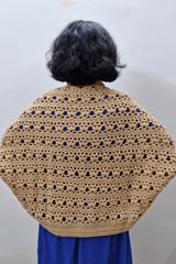 Pumpkin Pie Cocoon Shrug (Crochet)