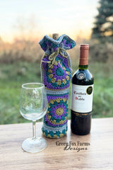 Calliope Wine Bottle Bag (Crochet)