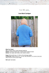 Lace Back Cardigan (Knit)