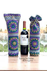 Calliope Wine Bottle Bag (Crochet)