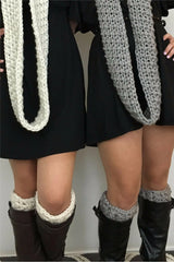 McKenna Boot Cuffs- Made with a Twist (Crochet)