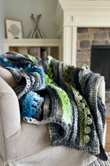 Cluster Pop Throw (Crochet)
