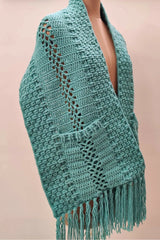 I Love Texture Pocket Shawl (Crochet)