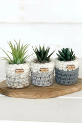 Chunky Planter Sweaters aka Plant Pot Covers (Crochet)