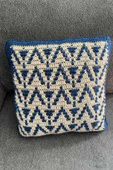 Peaks & Pillars Mosaic Pillow (Crochet)